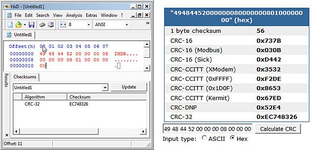 hex file crc 16 calculator download